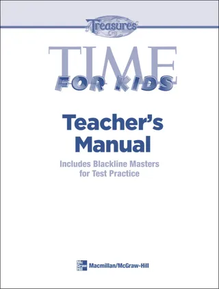 美国时代儿童版-TIMEforKids-TeachersManualG1