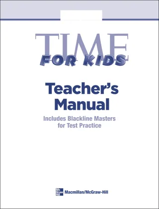 美国时代儿童版-TIMEforKids-TeachersManualG5
